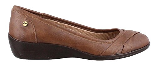 LifeStride Women's I Loyal Flats for Comfortable Everyday Wear with Trendy Design and Durable Construction, Size 8, Blac